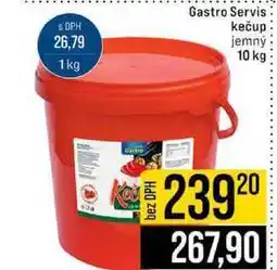 Jip Gastro Servis kečup jemný 10 kg nabídka
