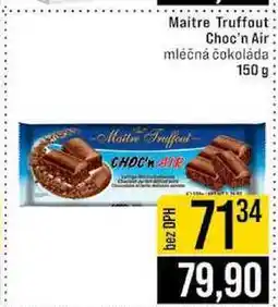 Jip Maitre Truffout Choc'n Air mléčná čokoláda 150 g nabídka