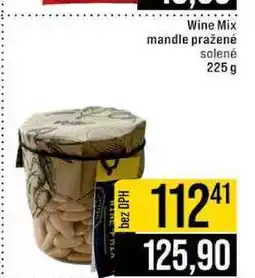Jip Wine Mix mandle pražené solené 225 g nabídka