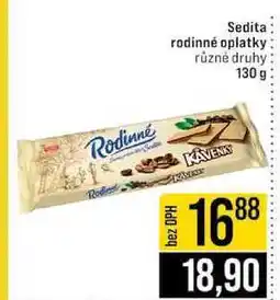 Jip Sedita rodinné oplatky různé druhy 130 g nabídka
