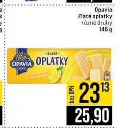 Jip Opavia Zlaté oplatky různé druhy 146 g nabídka