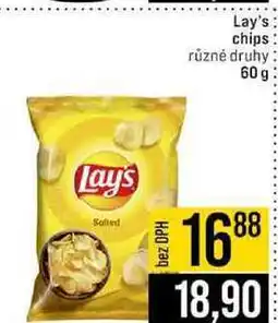Jip Lay's chips různé druhy 60g nabídka