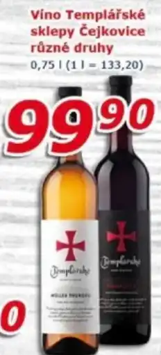 ESO MARKET Víno Templářské sklepy Čejkovice nabídka