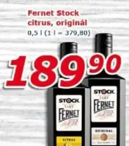 ESO MARKET Fernet Stock citrus, originál nabídka