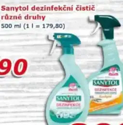 ESO MARKET Sanytol dezinfekční čistič nabídka
