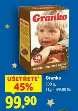 Lidl Granko nabídka