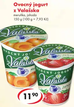 CBA Ovocný jogurt z Valašska meruňka, jahoda nabídka