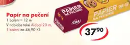 CBA Papír na pečení nabídka