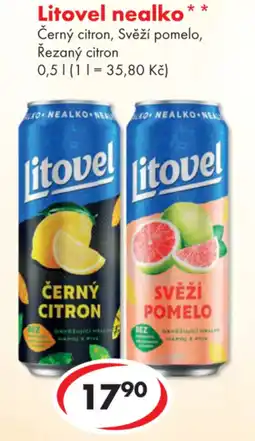 CBA Litovel nealko Černý citron, Svěží pomelo, Řezaný citron nabídka