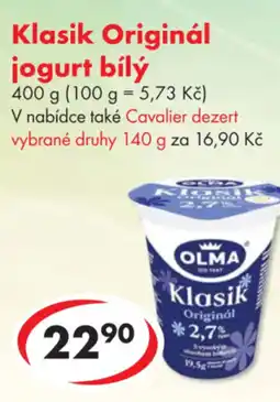 CBA OLMA Klasik Originál jogurt bílý nabídka