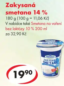 CBA Meggle Zakysaná smetana 14 % nabídka