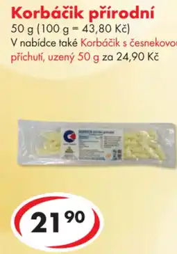 CBA Korbáčik přírodní nabídka