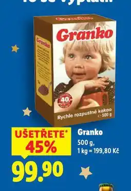Lidl Granko nabídka