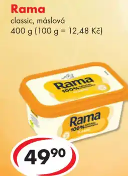 CBA Rama classic, máslová nabídka