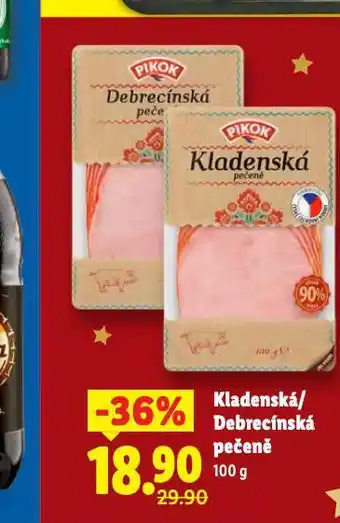 Lidl Debrecínská pečeně nabídka