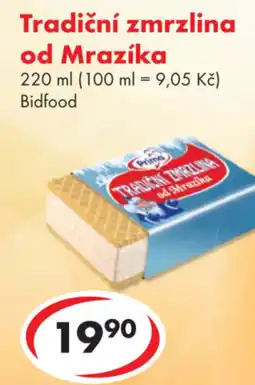 CBA Tradiční zmrzlina od Mrazíka nabídka