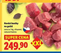 Lidl Hovězí kostky na guláš nabídka