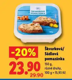 Lidl Sádlová pomazánka nabídka