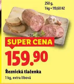 Lidl Řeznická tlačenka nabídka
