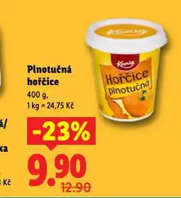 Lidl Plnotučná hořčice nabídka
