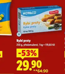 Lidl Rybí prsty nabídka
