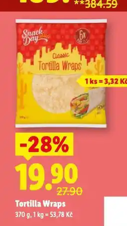 Lidl Tortilla wraps nabídka