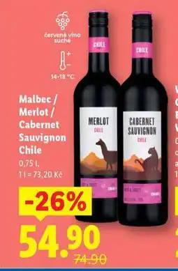 Lidl Merlot nabídka