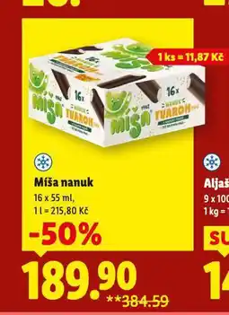 Lidl Míša nanuk nabídka