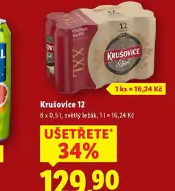 Lidl Pivo krušovice nabídka