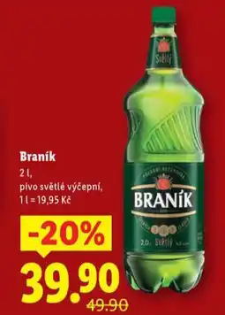 Lidl Pivo braník nabídka