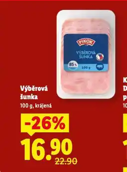Lidl Výběrová šunka nabídka
