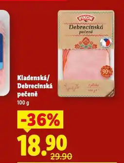 Lidl Debrecínská pečeně nabídka