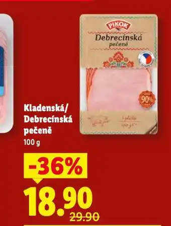 Lidl Debrecínská pečeně nabídka