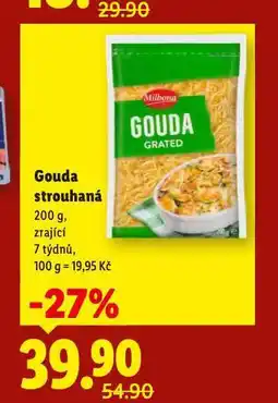 Lidl Gouda strouhaná nabídka