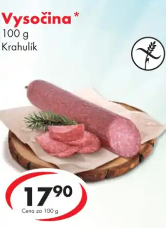 CBA Vysočina nabídka