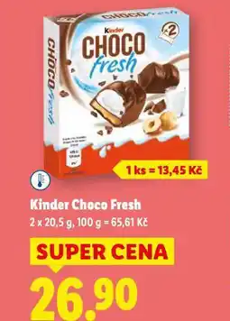 Lidl Kinder choco fresh nabídka