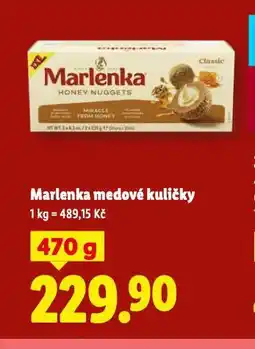 Lidl Marlenka medové kuličky nabídka