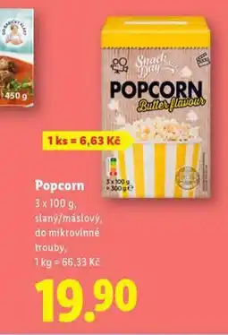 Lidl Popcorn nabídka