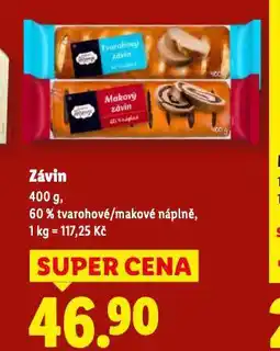 Lidl Závin nabídka