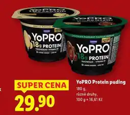 Lidl Yopro protein puding nabídka