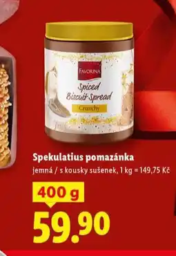 Lidl Spekulatius pomazánka nabídka