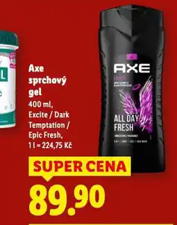 Lidl Axe sprchový gel nabídka