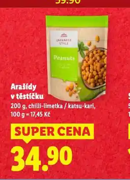Lidl Arašídy v těstíčku nabídka
