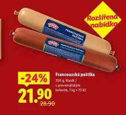 Lidl Francouzská paštika nabídka