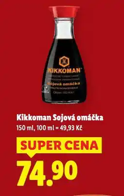 Lidl Kikkoman sójová omáčka nabídka