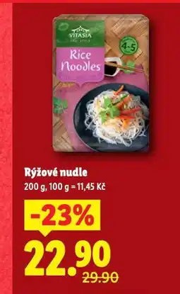 Lidl Rýžové nudle nabídka