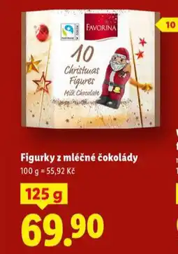 Lidl Figurky z mléčné čokolády nabídka