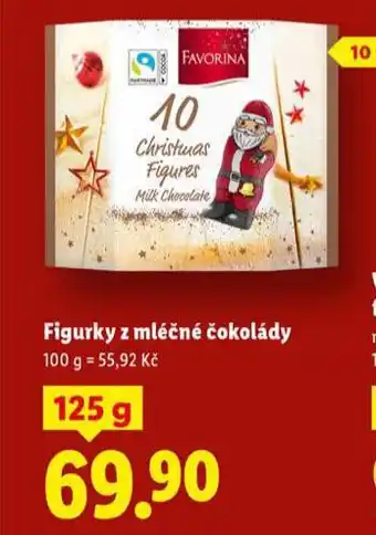 Lidl Figurky z mléčné čokolády nabídka