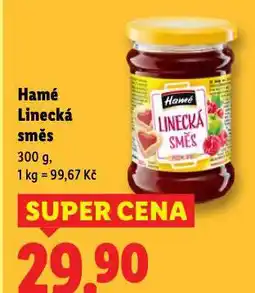 Lidl Hamé linecká směs nabídka