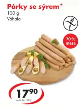 CBA Párky se sýrem nabídka